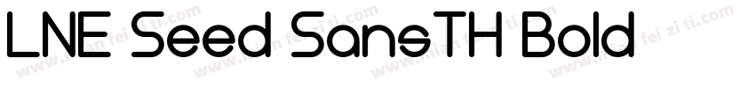LNE Seed SansTH Bold字体转换